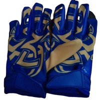 Guantes Deportivos Personalizados para Fútbol Americano, con Agarre Mejorado, Cierre de Cordones, Cuero Sintético, para Receptor, Marca OEM