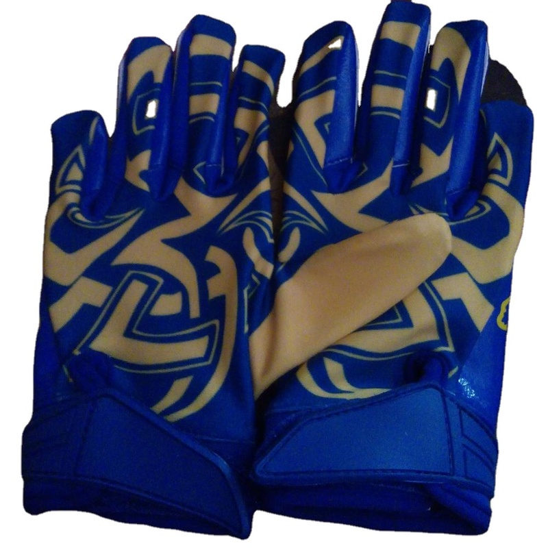Custom American Football Gloves Grip Enhanced