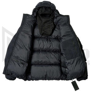 Chaqueta Acolchada Personalizada con Revestimiento Frontal, 280 GSM, para Hombre y Mujer, con Capucha, Gruesa, Impermeable, Ecológica, de Secado Rápido, Proveedor OEM - Product Image 3