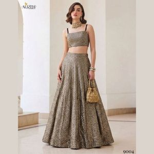 Soft Silk Jacquard Readymade Lehenga Choli Set With Pocket Full Stitched Girl Party Ready To Wear Manufacture By Royal Export - Product Image 2