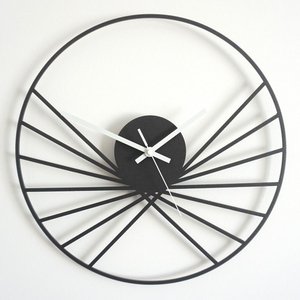 Premium Quality Geometric Metal <b>Wall</b> <b>Clock</b> Large <b>Design</b> Silent Quartz Movement <b>Wall</b> Watch For Living Room Office Home Decor - Product Image 5