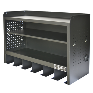 Armario de Pared de Acero con Recubrimiento de Polvo Negro Mate de Alta Resistencia, Ideal para Almacenamiento en Garajes y Talleres - Product Image 3