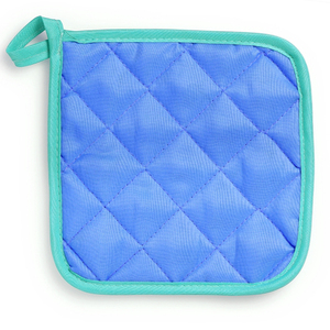 Manufacturer in India Latest Design Solid Color Pot Holder 100% Cotton Canvas Recycled Pot Holders for <b>Kitchen</b> Use. - Product Image 2