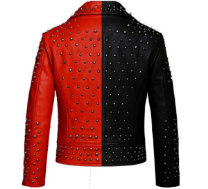 <b>Punk</b> Rock Leather Studded Motorcycle <b>Jacket</b> Battle <b>Jacket</b> Men CowHide Leather <b>jacket</b> Breathable EcoFriendly Casual <b>jacket</b> 4 Men - Product Image 6