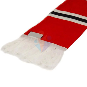 Écharpes d'hiver personnalisées de haute qualité pour hommes, élégantes, écologiques, en jacquard, 100% coton, légères, 300g, écharpe en tricot chaude - Product Image 6