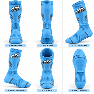2026 Latest Design Premium Quality <b>Men's</b> Anti-Slip <b>Socks</b> Solid Color Racing Wear <b>Cycling</b> Motocross <b>Socks</b> Now For Online Sale - Product Image 1