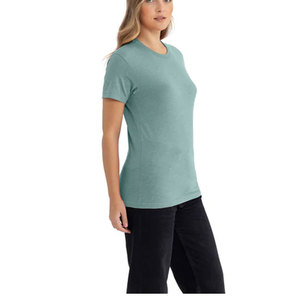 Camisetas para Mujer, Mezcla de Algodón Suave, Cuello Redondo, Tallas S - 4XL, Corte Atlético, Lisas y con Logotipo, Camisetas Básicas para Hombre y Mujer, Cómodas - Product Image 1