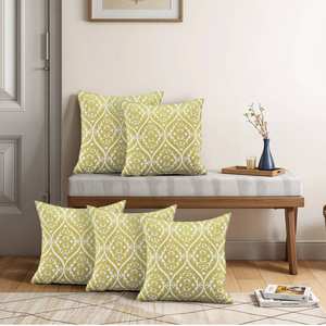 Housse de coussin décorative en coton de luxe pour la maison, facile à nettoyer, moderne, élégante, matériau durable - Product Image 2