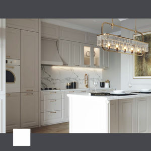 Proyecto de Muebles de Cocina Modulares de Lujo, Diseño Moderno de Muebles de Cocina de Madera para Apartamento, Villa, Hotel, Restaurante - Product Image 5