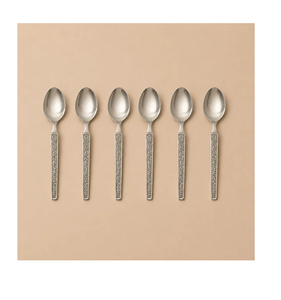 Cuillère en acier inoxydable, couverts épais pour restaurant, hôtel, couteau à steak, fourchette, cuillère de mariage - Product Image 2