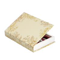 Caja de Regalo Rígida Ecológica Personalizada Estilo Libro con Cierre Magnético y Forro de Esponja, Empaque de Lujo con Impresión de Logotipo a Todo Color