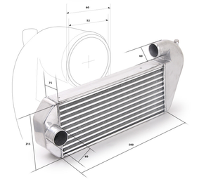 Kit de intercooler tuning para HYUNDAI i30 1.6t Diésel (AÑO 2012-2017) kit de montaje rápido/ intercooler tuning MAINTEC fabricado en Corea - Product Image 3