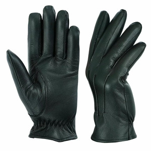 Luxury Black Goat Leather <b>Gloves</b> for Men & Women Hand-Stitched Ultra Soft All-Season Driving & Cycling <b>Gloves</b> - Product Image 4