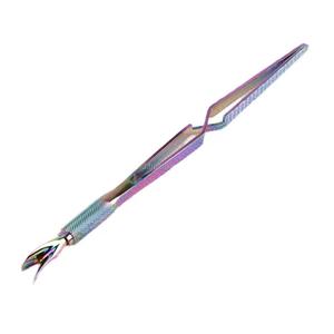 Multifunction Stainless Steel Nail Buffer Double Head Nail <b>Clip</b> Manicure Tools Sculpture <b>Clip</b> Nail Cuticle Pusher - Product Image 1