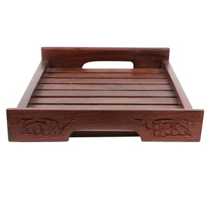 Plateaux de service en bois écologiques Sheeri Handicrafts avec finition polie et motif de fruits - Fabricant en Inde, prix bas - Product Image 5