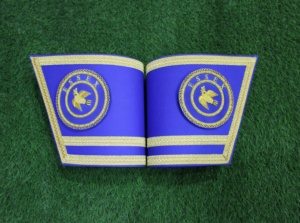 Manchettes de regalia maçonniques de l'Arche Royale Provinciale, 100% polyester, broderie, unisexe - Product Image 3