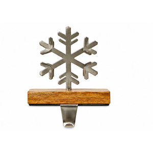 Elegante Soporte de Metal Plateado para Calcetines Navideños con Forma de Flor de Loto, Colgador para Chimenea, Decoración Navideña, Venta al por Mayor, Logotipo Personalizado - Product Image 5