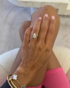 Anillo Solitario Augustus con Diamante Cultivado en Laboratorio de Corte Marquesa de 1.50 ct, Anillo de Oro Amarillo de 14K, Certificado IGI - Product Image 1