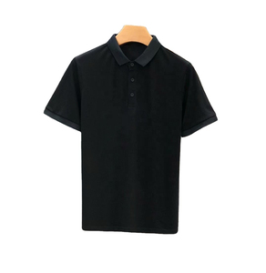 Camisa de Hombre de Manga Corta, 100% Algodón, Transpirable, de Alta Gama, con Estampado Casual Personalizado, Color Sólido, para Verano, Tendencia Glory - Product Image 1