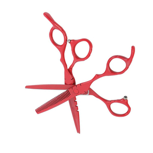 Ciseaux de barbier professionnels pour coiffeurs - Lames en acier inoxydable, manche en plastique, lame tranchante, ciseaux à effiler - Product Image 6