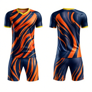 Uniforme de Fútbol Ligero y Transpirable de Alta Calidad, Conjunto de Camiseta Personalizada para Equipo, Manga Corta, Secado Rápido, Impresión por Sublimación para Partidos - Product Image 6