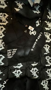 Sudadera con capucha para hombre, negra, con logo serigrafiado efecto desgastado por el sol, transpirable, oversize, estilo streetwear, con cremallera, al por mayor - Product Image 1