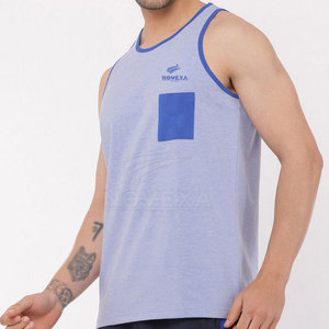 Débardeur homme premium, matière douce, sans manches, pour le fitness estival et les tenues décontractées - Product Image 4