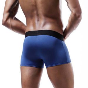 Ropa Interior Clásica de Color Sólido con Logotipo Personalizado para Hombre, Calzoncillos Elásticos de Alta Calidad al por Mayor - Product Image 2