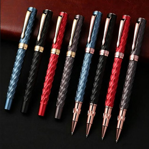 NM-140 Wholesale Roller Ball <b>Pen</b> Office Supplies Metal Diamond Pattern Luxury Aluminum Gift <b>Pen</b> - Product Image 3