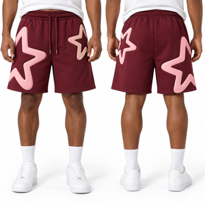 Shorts imprimés floraux Y2K Streetwear en mélange de coton avec motifs floraux, options de taille ODM, pour un usage quotidien, fabriqués sur commande, tenues urbaines - Product Image 3