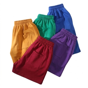 Pantalon de survêtement décontracté pour homme avec taille élastique et poches, en coton léger, pour l'été, disponible en blanc, noir, vert, bleu, beige - Product Image 5