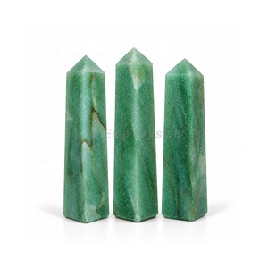 Obelisco de Aventurina Verde al por Mayor, Torres de Cristal en Bruto, Proveedor de Decoración de Cristales a Granel de la India, Torres Premium para Compradores B2B Globales - Product Image 1