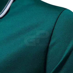 Chemise polo en coton piqué classique pour homme, coupe confortable, idéale pour la gym, les activités de plein air, les voyages, la pratique quotidienne. - Product Image 4