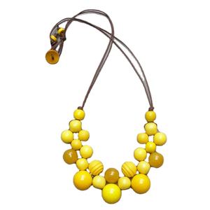 Conjunto de joyería de cuentas de alta calidad para mujer, conjunto de collar y pendientes de cristal en capas - Product Image 3