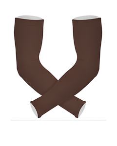 Manchons de compression anti-UV marron pour hommes, ajustement sans couture, pour le cyclisme et les activités sportives en extérieur – Fournisseurs directs d'usine - Product Image 5