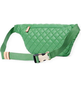 Sac banane unisexe en nylon de qualité supérieure, bleu, avec fermeture éclair, pratique pour un usage quotidien, sacs banane de luxe - Product Image 2