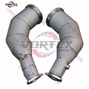 VORTEX Audi RS6 RS7 Tubo de Escape de Alto Rendimiento de Acero Inoxidable de 1.5 mm, Soldado con TIG a Alta Temperatura, Color Azul Quemado, Modificado para Carreras - Product Image 6