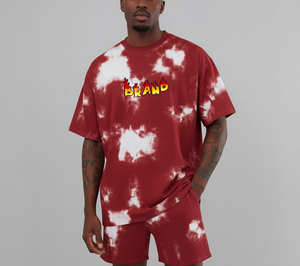 Vêtements de rue pour hommes 2026 – Tenue décontractée bicolore avec logo sérigraphié personnalisé – 100 % coton, streetwear écologique et anti-transpiration pour hommes - Product Image 4