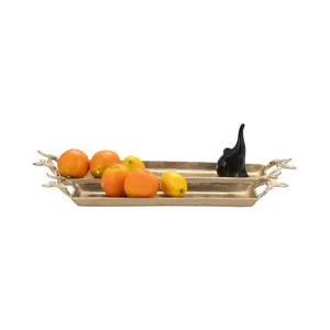 Modern Premium Ceramic Tray American Style Round Multi-Purpose Kitchen Organization Dining Room Party Decoration - Product Image 2