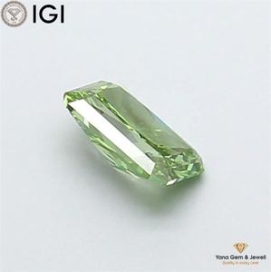 เพชรสีเขียวแฟนซีสดใส ความใสระดับ VVS2 พร้อมใบรับรอง IGI น้ำหนัก 1.51 กะรัต เพชร CVD ผลิตในห้องปฏิบัติการ ทรงเรเดียนท์ สำหรับเครื่องประดับที่มีสไตล์ - Product Image 6