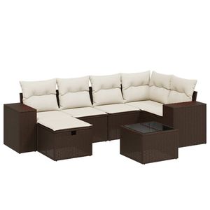 Conjunto de Sofás de Jardín Color Marrón - Product Image 2