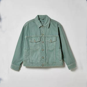 แจ็คเก็ตยีนส์คุณภาพพรีเมียมขายดี อบอุ่น สวมใส่สบายสำหรับผู้ชาย เหมาะสำหรับขายออนไลน์ - Product Image 1