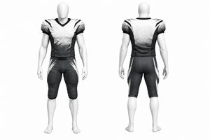 Uniforme de Fútbol Americano Personalizado, Jersey Sublimado en Color Granate, Beige y Blanco, Pantalones Acolchados, Ropa Deportiva Profesional, Transpirable, Conjunto para Partido - Product Image 6