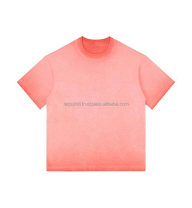 เสื้อยืดซักกรดผ้าฝ้าย100% ตามสั่งสำหรับผู้ชายและผู้หญิง - Product Image 1