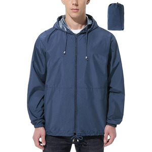 Chaqueta Impermeable para Hombre, Ligera, Plegable y Cortavientos - Product Image 1