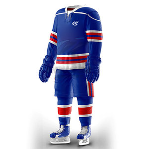Uniforme de hockey sur glace personnalisable de haute qualité, vêtements d'équipe, polyester durable, matière respirante - Product Image 4