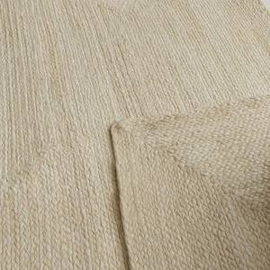 พรมปูพื้นสีขาวทอมือจากปอกระเจา สไตล์มินิมอล ลายถักแบบโบโฮ ตกแต่งพื้นห้องโทนสีกลางๆ - Product Image 4