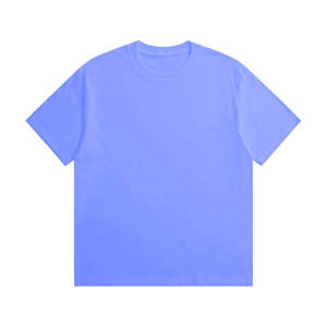 T-shirt à manches courtes col rond en mélange de coton et polyester, tricoté, écologique, respirant, coupe classique, imprimé, pour homme - Product Image 1