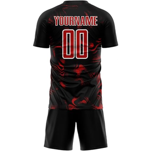 Ensemble d'uniformes de football personnalisés pour hommes, sublimés, de haute qualité, vente en gros, OEM, pas cher, pour l'entraînement des équipes – Nouveauté très demandée - Product Image 4