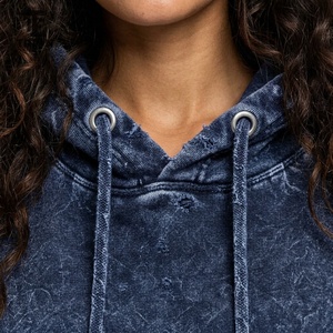 Damen-Hoodie im Used-Look mit weichem Tragegefühl, lockerer Passform, Vintage-Inspiration und modernem Streetwear-Look für den Alltag. - Product Image 6